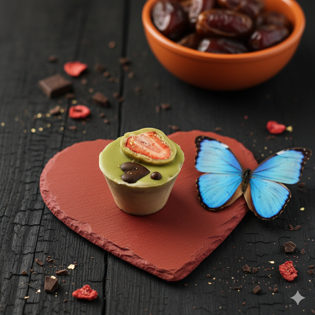 Matcha Erdbeere Taler